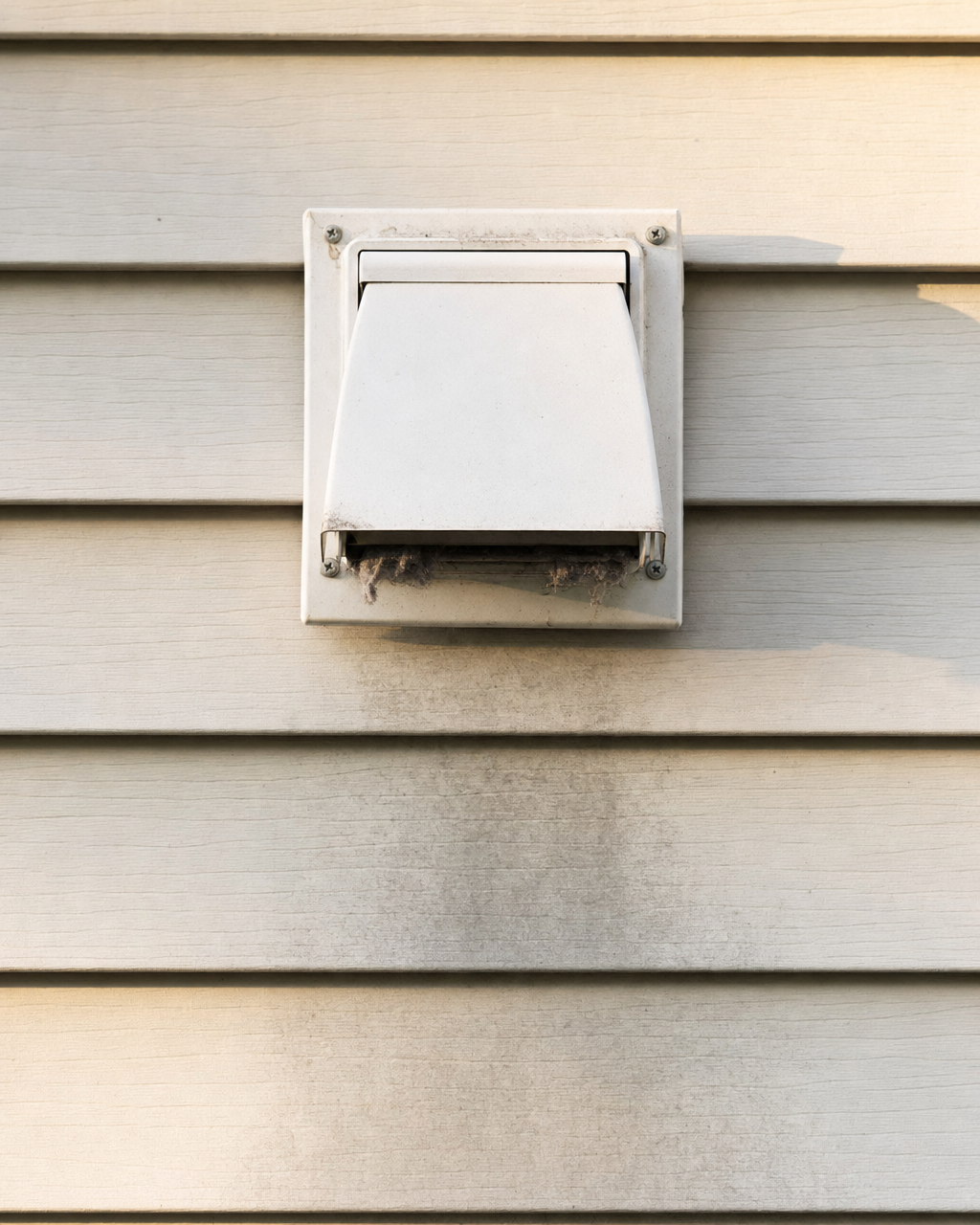 Exterior dryer vent