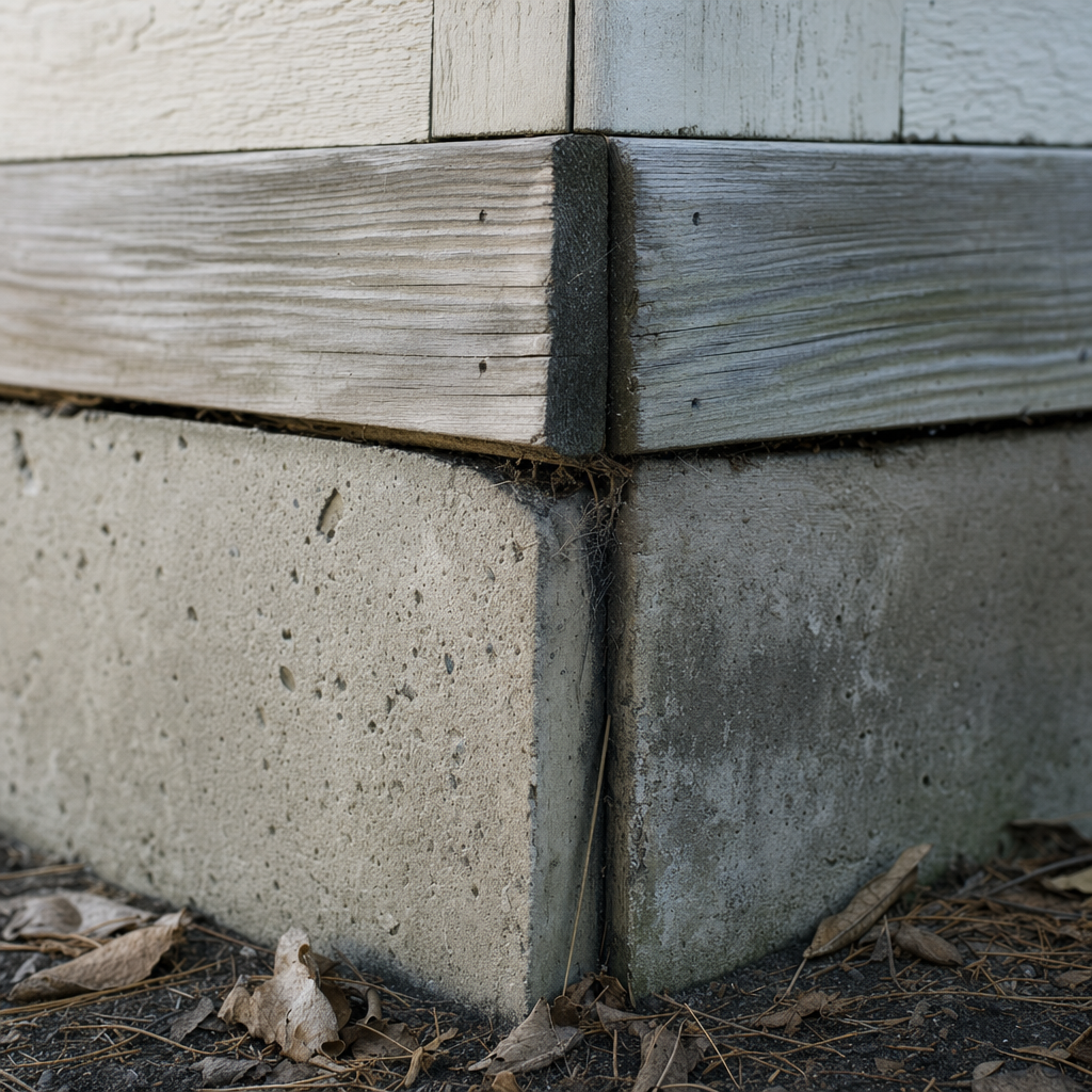 Foundation sill detail